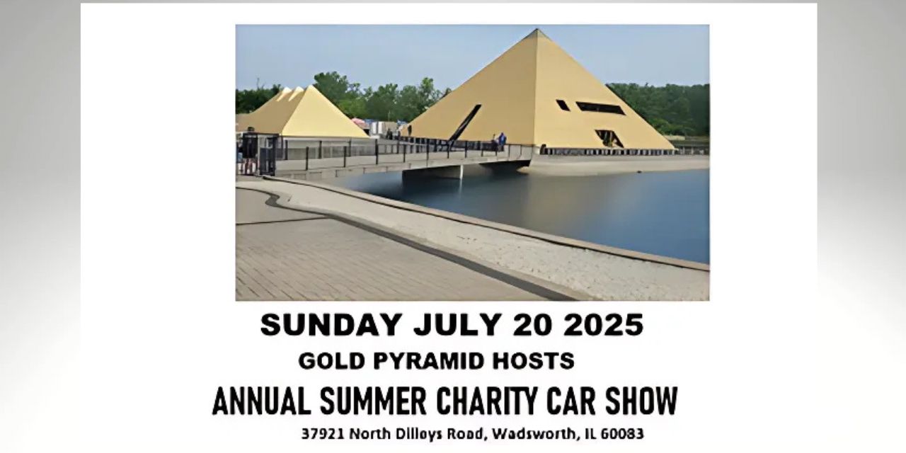 Annual Summer Charity Car Show at Pyramid House